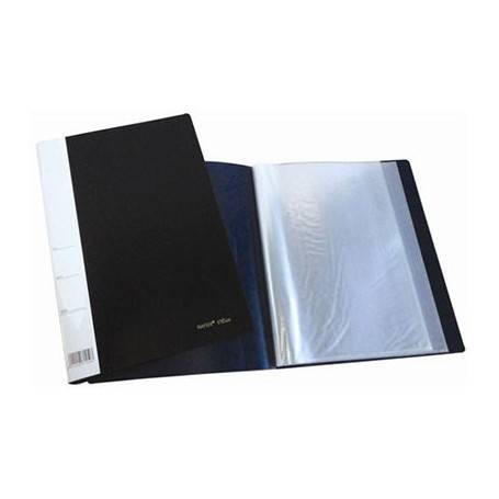Carpeta A4 C/Folios X 60 T/Plast Lama Fm60 Azul/Negro