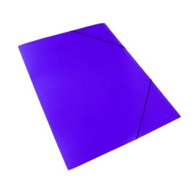 Carpeta 3 Solapas C/Elástico Oficio Color Violeta