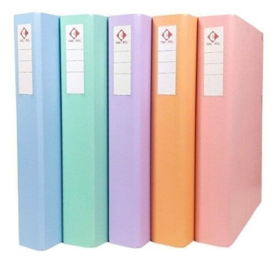 Carpeta 2Ø40Mm The Pel A4 Pastel Salmon
