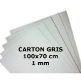 Carton Gris 70X100 1,0Mm N°25