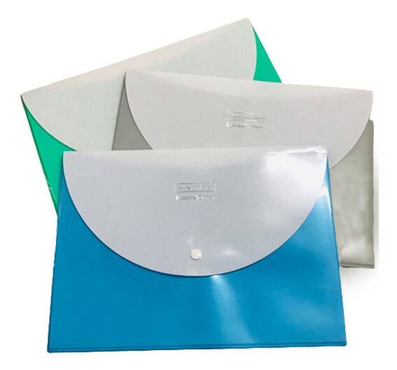 Sobre Pvc Doble C/Boton Lama A5 Ch318A5