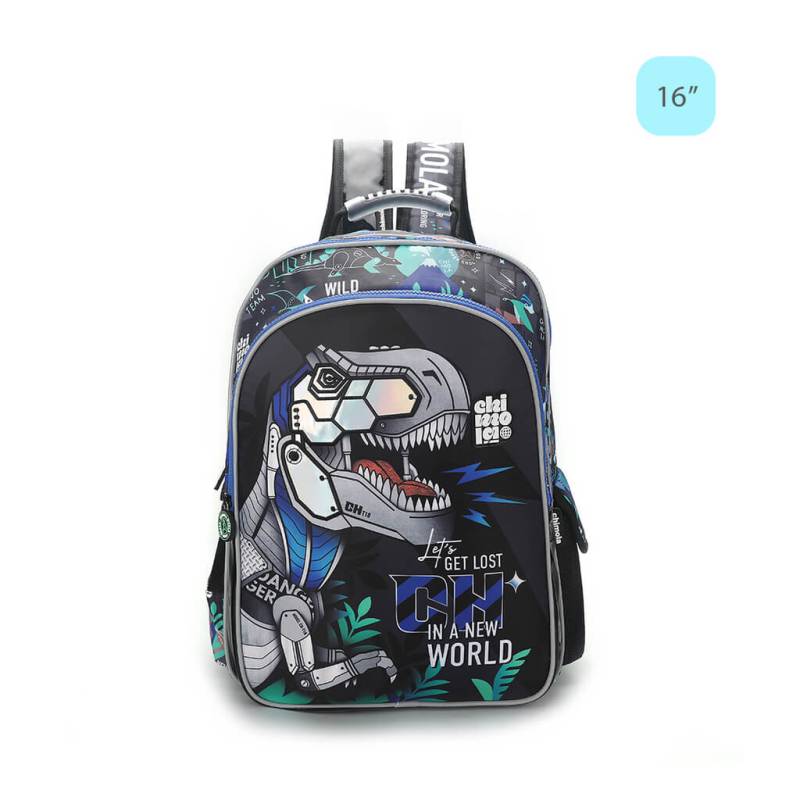 Mochila Chimola Dinosaurio Bt31  Espalda 16´