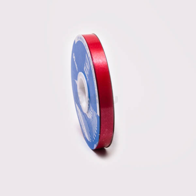 Cinta Ballou Lisa 10Mm X 25 Mts Rojo