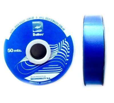 Cinta Ballou Lisa 20Mm X 50 Mts Azul