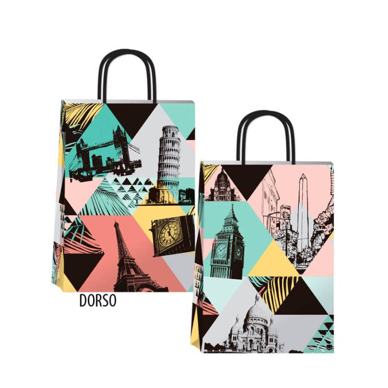 Bolsa P/Regalo Romipack Cities 22X30