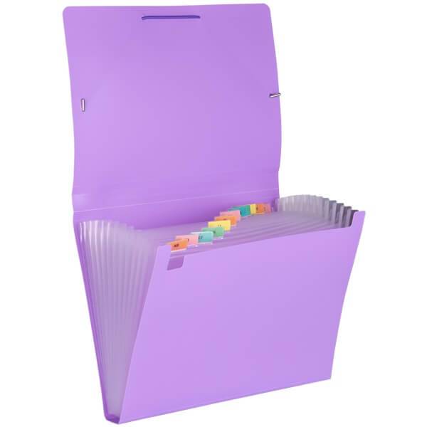 Clasificador A4 12 Divisiones Pastel Lila Lama