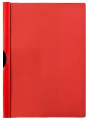 Carpeta Plastica C/Clip Metal Oficio Dolphin Rojo