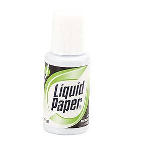 Corrector Liquid Paper Frasco C/Pincel