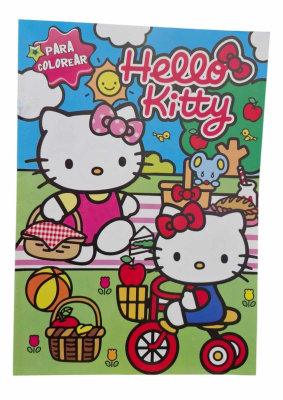 Libro Para Colorear Hello Kitty