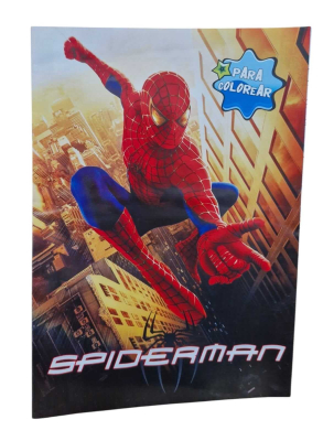 Libro Para Colorear Spiderman