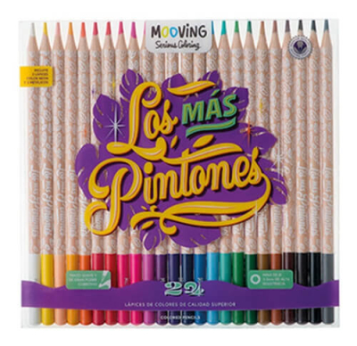 Lapices De Colores Mooving X 24 Colores 3011024