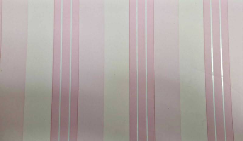 Papel Coreano Rexon 57X57Cm Pastel Rayas 062 Rosa 02 Paq X 10