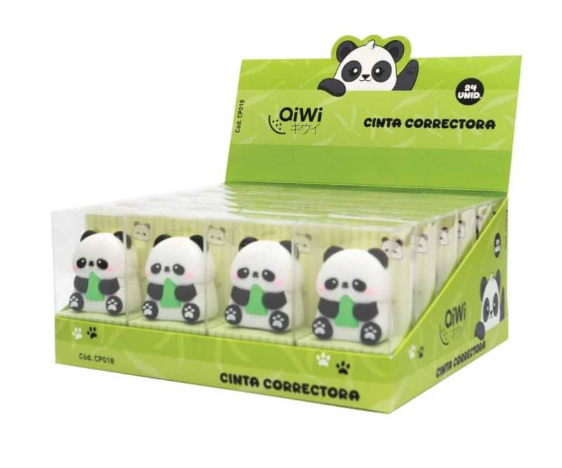 Cinta Correctora Qiwi Panda Cp018