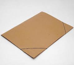 Carpeta 3 Solapas C/Elástico A4 Kraft Plastificada