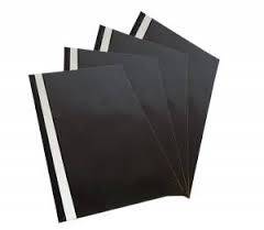 Carpeta Base Opaca T/Transp Luma Oficio Negro Paq X 10 Unid
