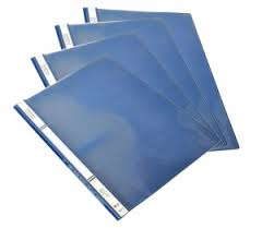 Carpeta Base Opaca T/Transp Luma Oficio Azul Paq X 10 Unid