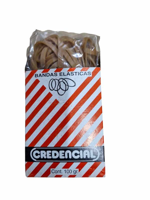 Bandas Elasticas Credencial Ancha 60Mm Caja X 100 Grs