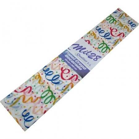 Papel Crepe Fantasia Mil28 Fiesta Paq X 10 Unid