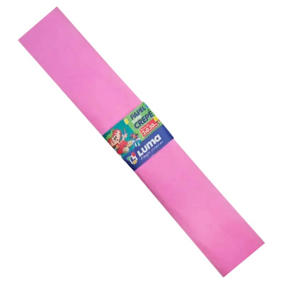 Papel Crepe Rosa Paq X 10 Unid