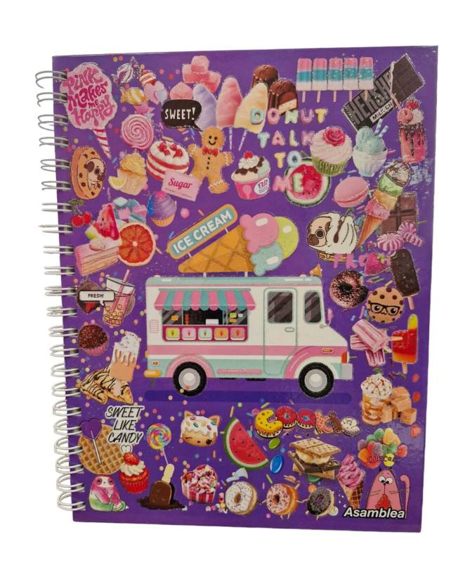 Cuaderno Asamblea Very Glam 29.7 C/Esp 120 Hjs Rayado
