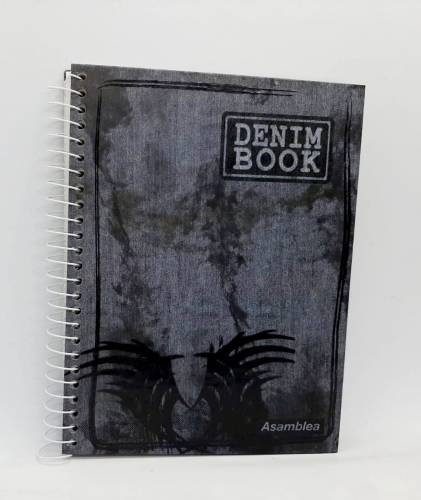 Cuaderno Asamblea Denim Book 16x21 C/esp 96 Hjs Cuadriculado 