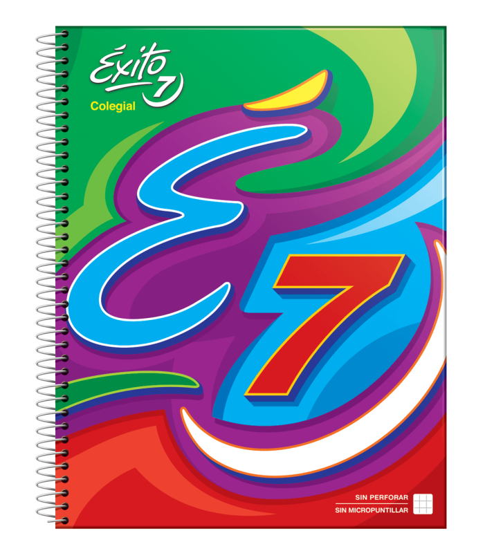 Cuaderno Éxito E7 21X27 C/Esp T/D 60 Hjs Cuadriculado