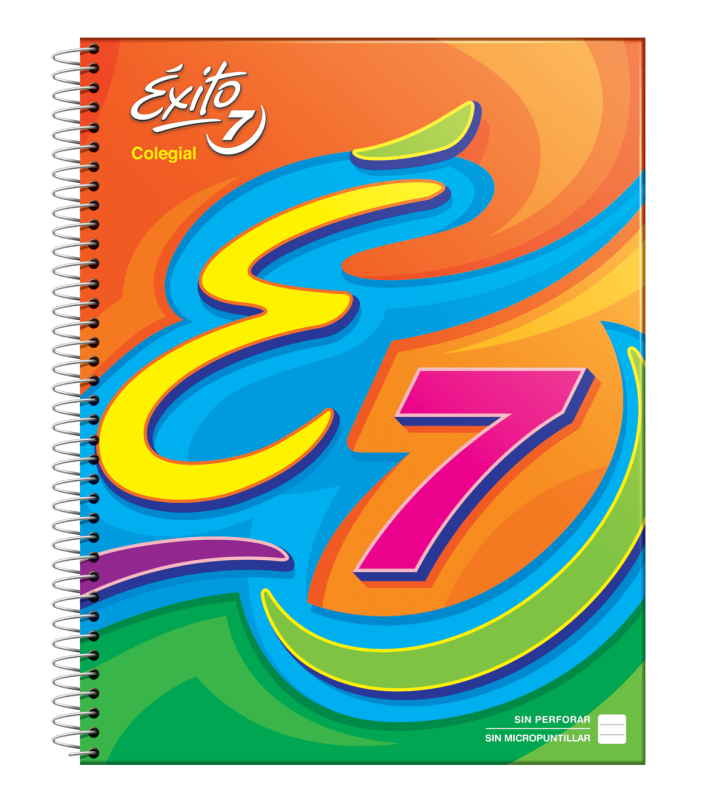 Cuaderno Éxito E7 21X27 C/Esp T/D 60 Hjs Rayado
