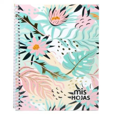 Cuaderno Mis Hojas Spring 29,7 C/Esp X 100 Hjs Rayado