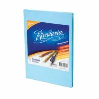 Cuaderno Rivadavia T/C Forrado Celeste 50H Ray