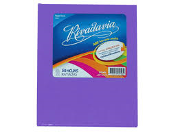 Cuaderno Rivadavia T/C Forrado Lila 50H Ray