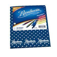 Cuaderno Rivadavia T/C Lunares Azul 50H Ray