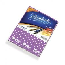 Cuaderno Rivadavia T/C Lunares Lila 50H Ray