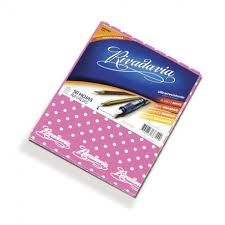 Cuaderno Rivadavia T/C Lunares Rosa 50H Ray