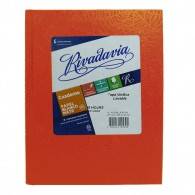Cuaderno Rivadavia Abc 19x24 Forrado T/d 48 Hjs Rayado Naranja