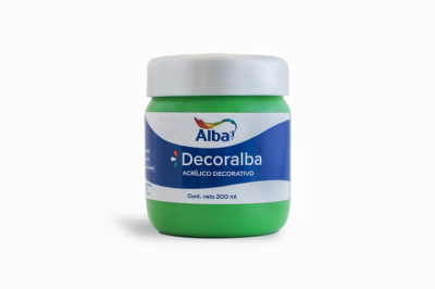 Decoralba Acrílico Pote 200 Ml 457 - Verde Mediano 