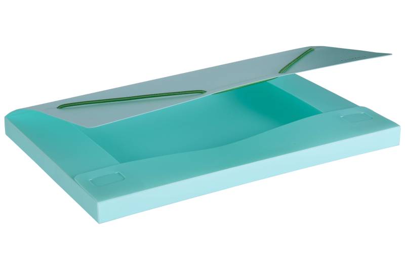 Caja Archivo C/Elast Oficio 2 Cm Polip Lama Pastel Verde Dc402