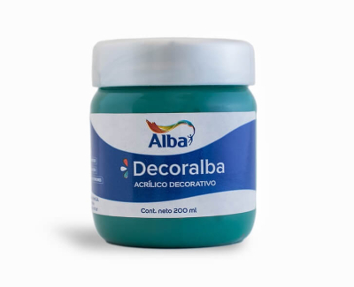 Decoralba Acrílico Pote 200 Ml 456 - Verde Esmeralda