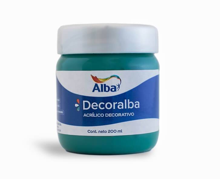 Decoralba Acrílico Pote 200 Ml 456 - Verde Esmeralda