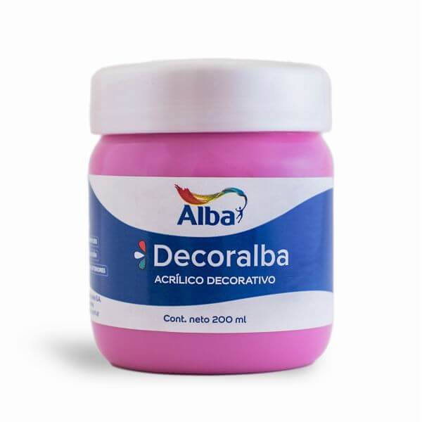 Decoralba Acrílico Pote 200 Ml 496 - Magenta Cromatico