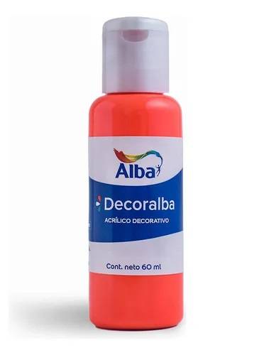 Decoralba Acrílico 60 Ml 405 - Rojo Fluo