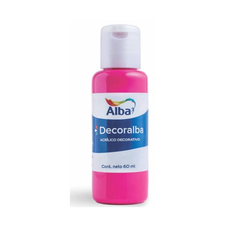 Decoralba Acrílico 60 Ml 406 - Rosa Fluo