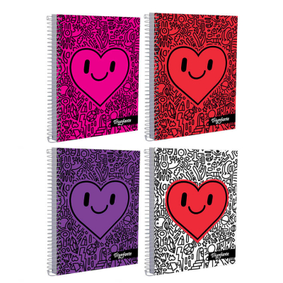Cuaderno Triunfante Corazón 16X21 C/Esp X 100 Hjs Rayado