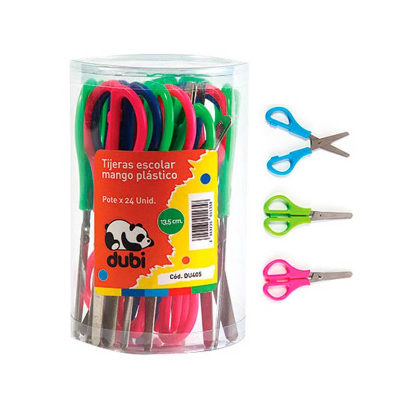 Tijera Dubi Escolar 13 Cm Pta Redonda Du409
