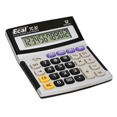 Calculadora Ecal Tc22 12 Digitos