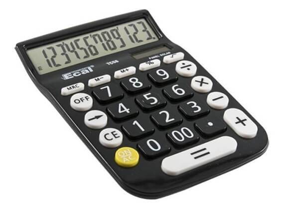 Calculadora Ecal Tc58 12 Digitos