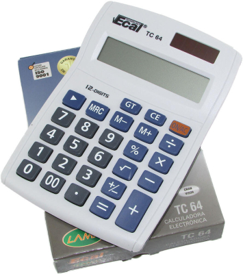 Calculadora Ecal Tc64 12 Digitos 
