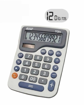 Calculadora Ecal Tc84 12 Digitos 