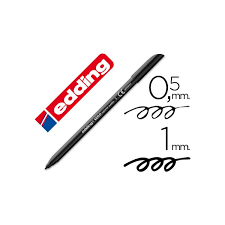 Marcador Edding E1200 Negro