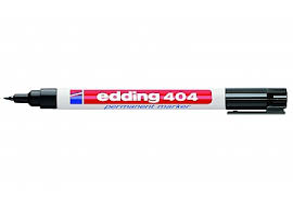 Marcador Edding E404 Permanente Negro