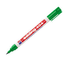 Marcador Edding E404 Permanente Verde